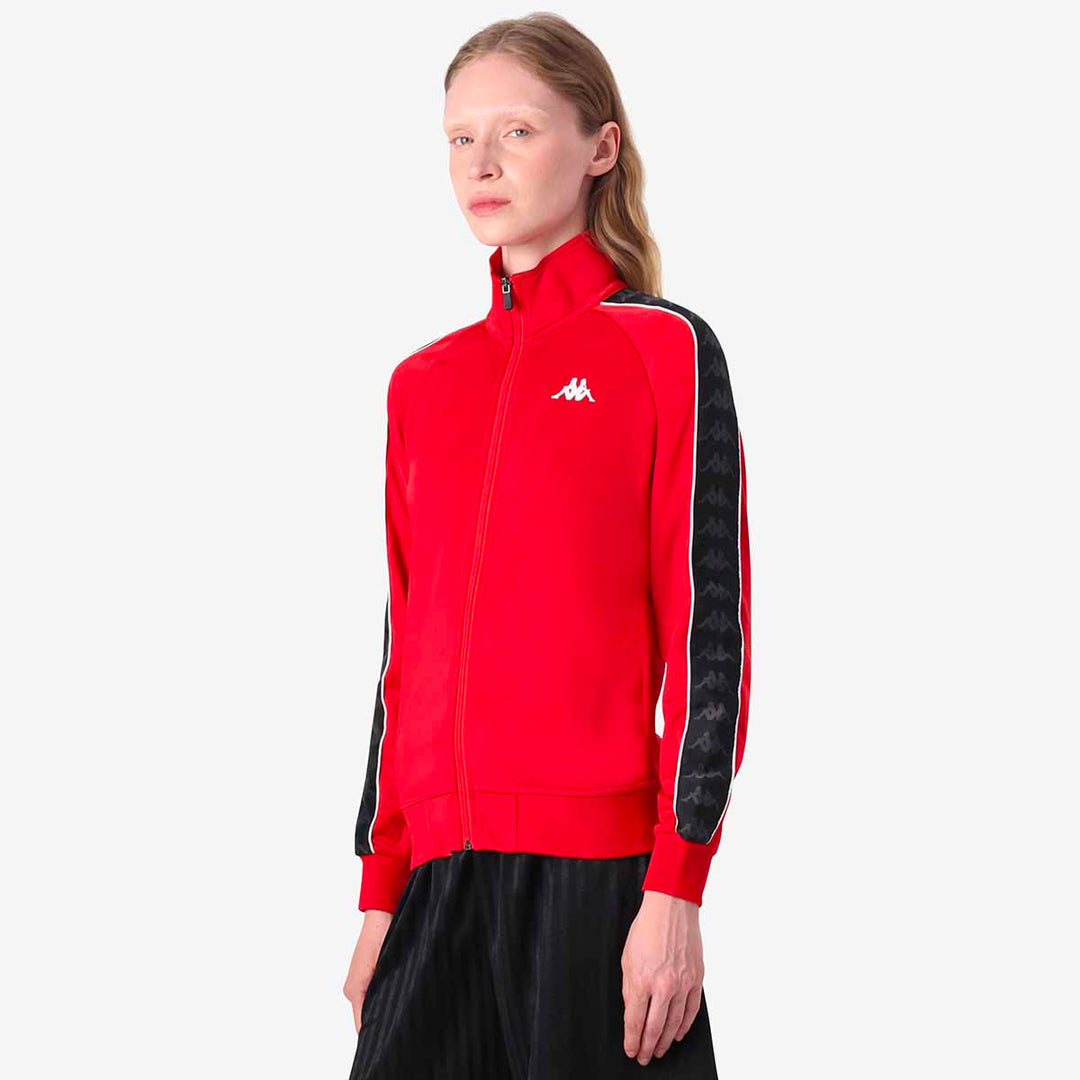Veste 222 Banda Wanniston Slim Rouge Femme main