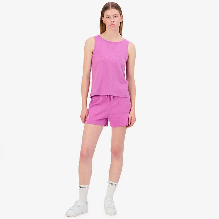 Short Caber Violet Femme