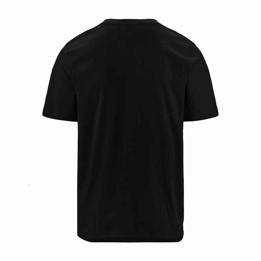 T-Shirt Cromen Noir Homme main
