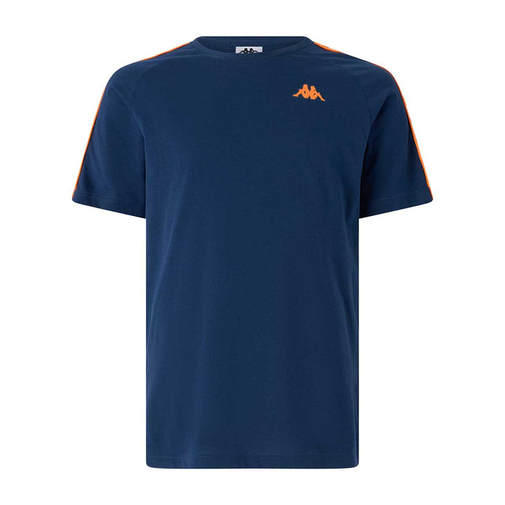T-Shirt 222 Banda Coen Slim Bleu Homme