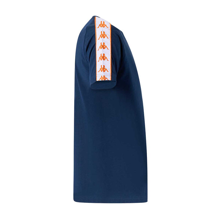 T-Shirt 222 Banda Coen Slim Bleu Homme