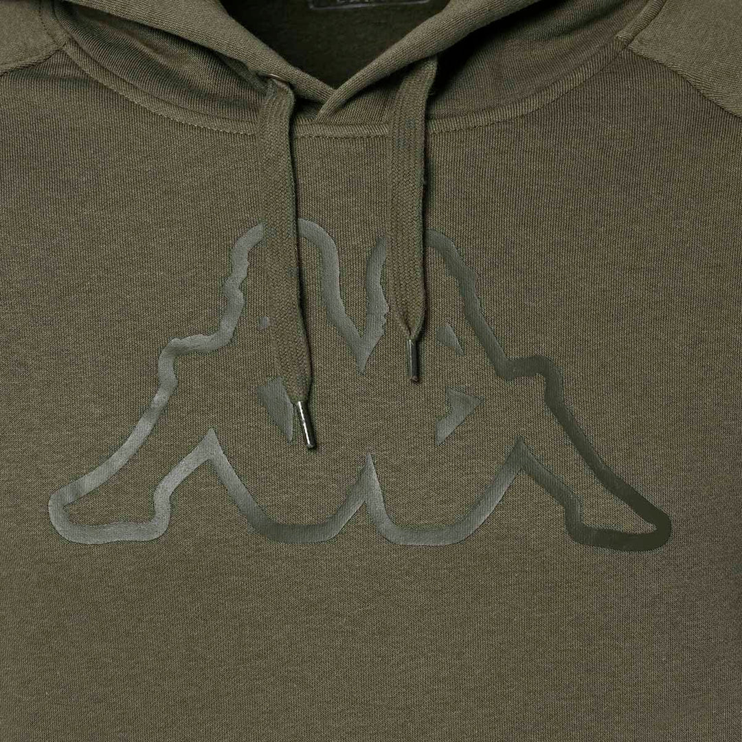 Hoodie Zaiver Vert Homme main