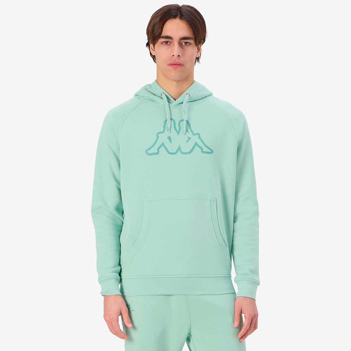 Hoodie Zaiver Vert Homme