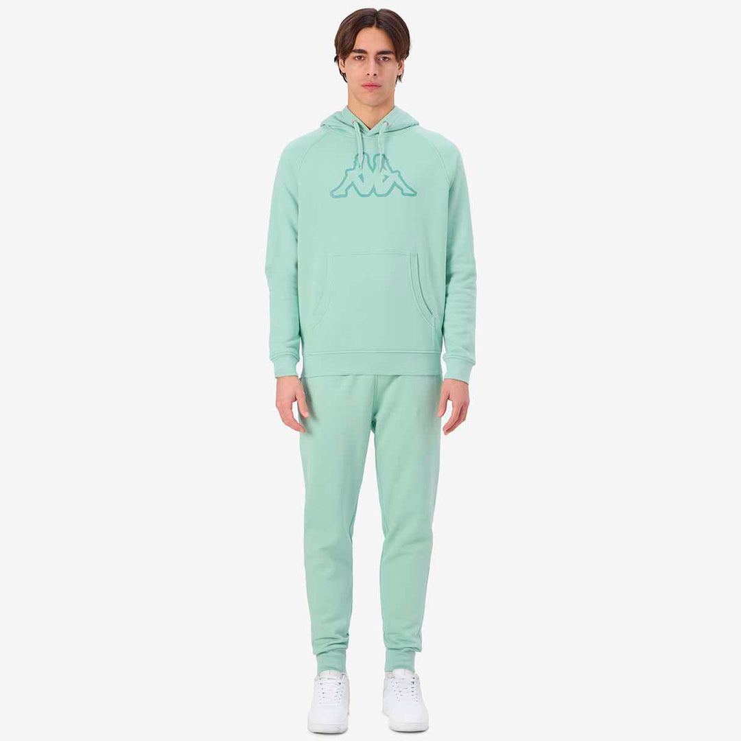 Hoodie Zaiver Vert Homme