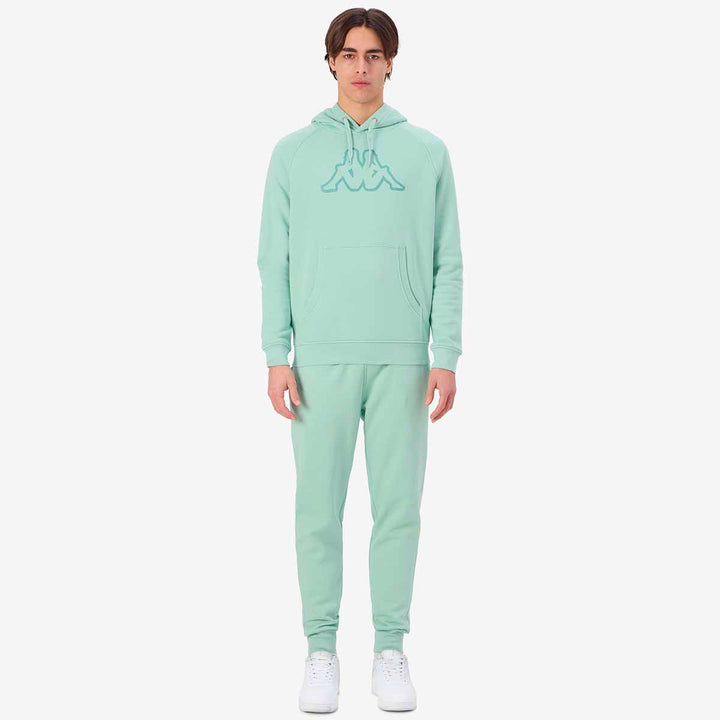 Hoodie Zaiver Vert Homme