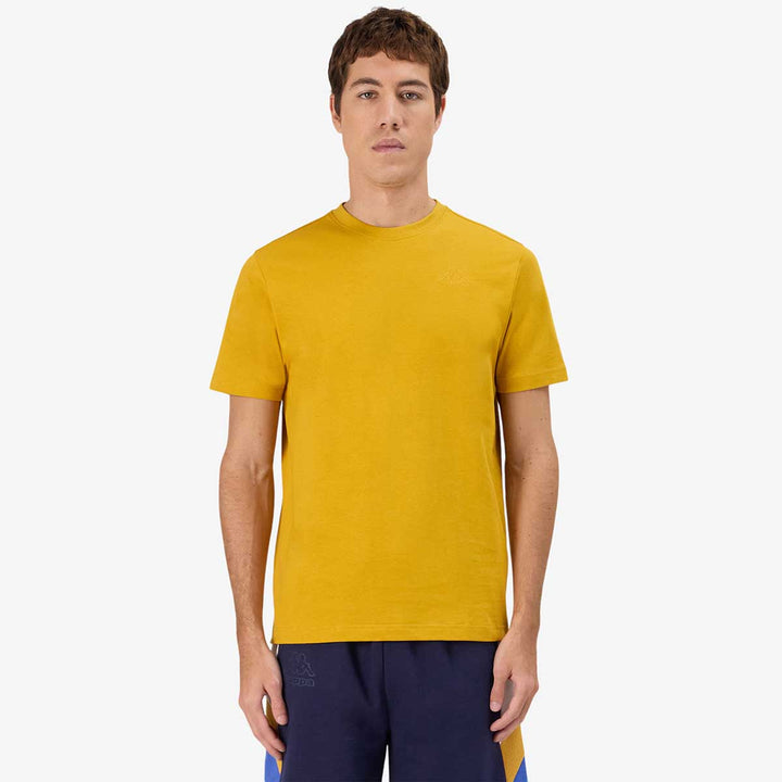 T-Shirt Cafers Slim Jaune Homme
