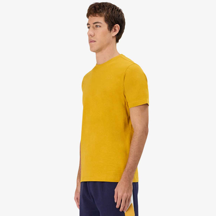 T-Shirt Cafers Slim Jaune Homme