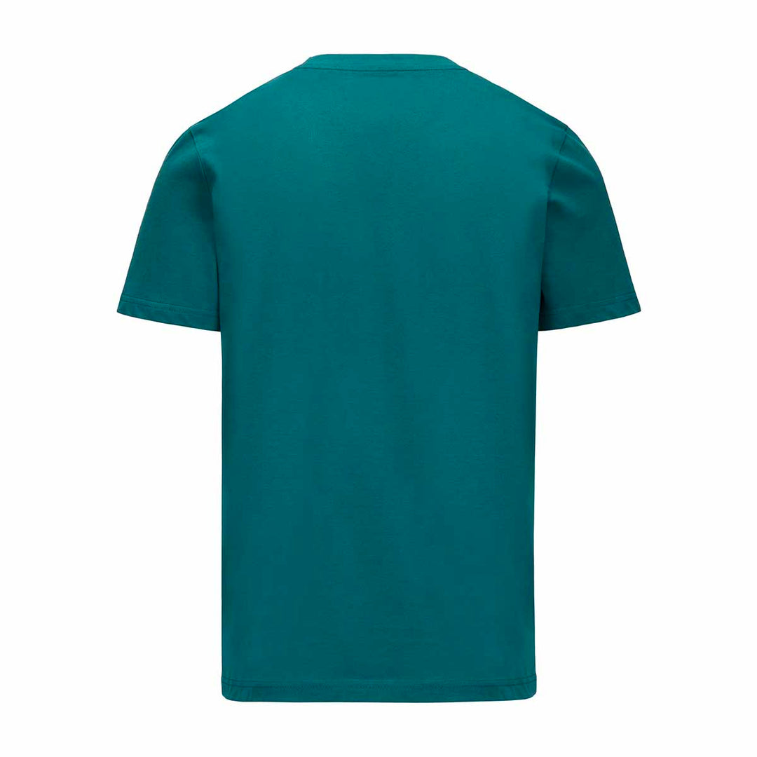 T-Shirt Cafers Slim Vert Homme main