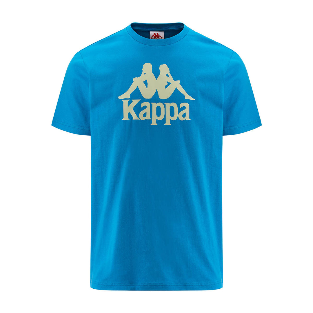 T-shirt Authentic Estessi Bleu Homme main