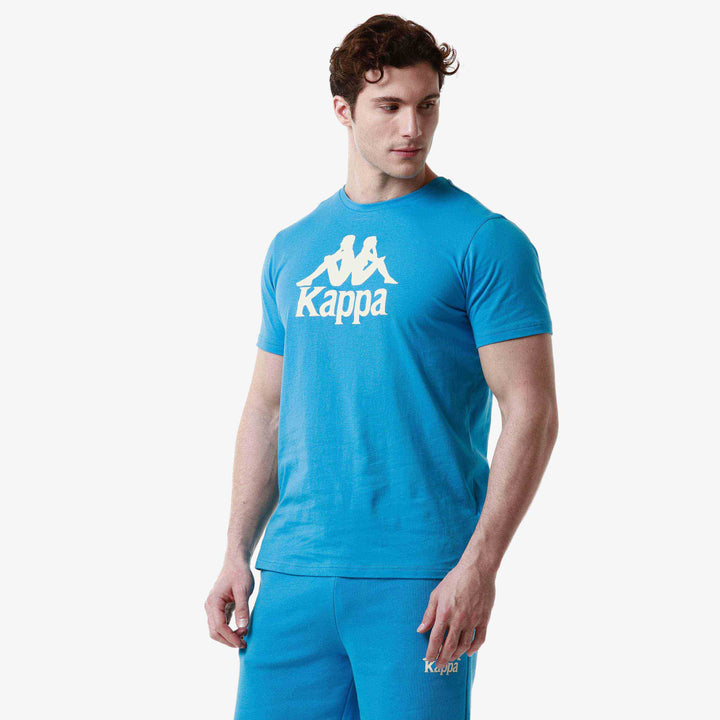 T-shirt Authentic Estessi Bleu Homme 5