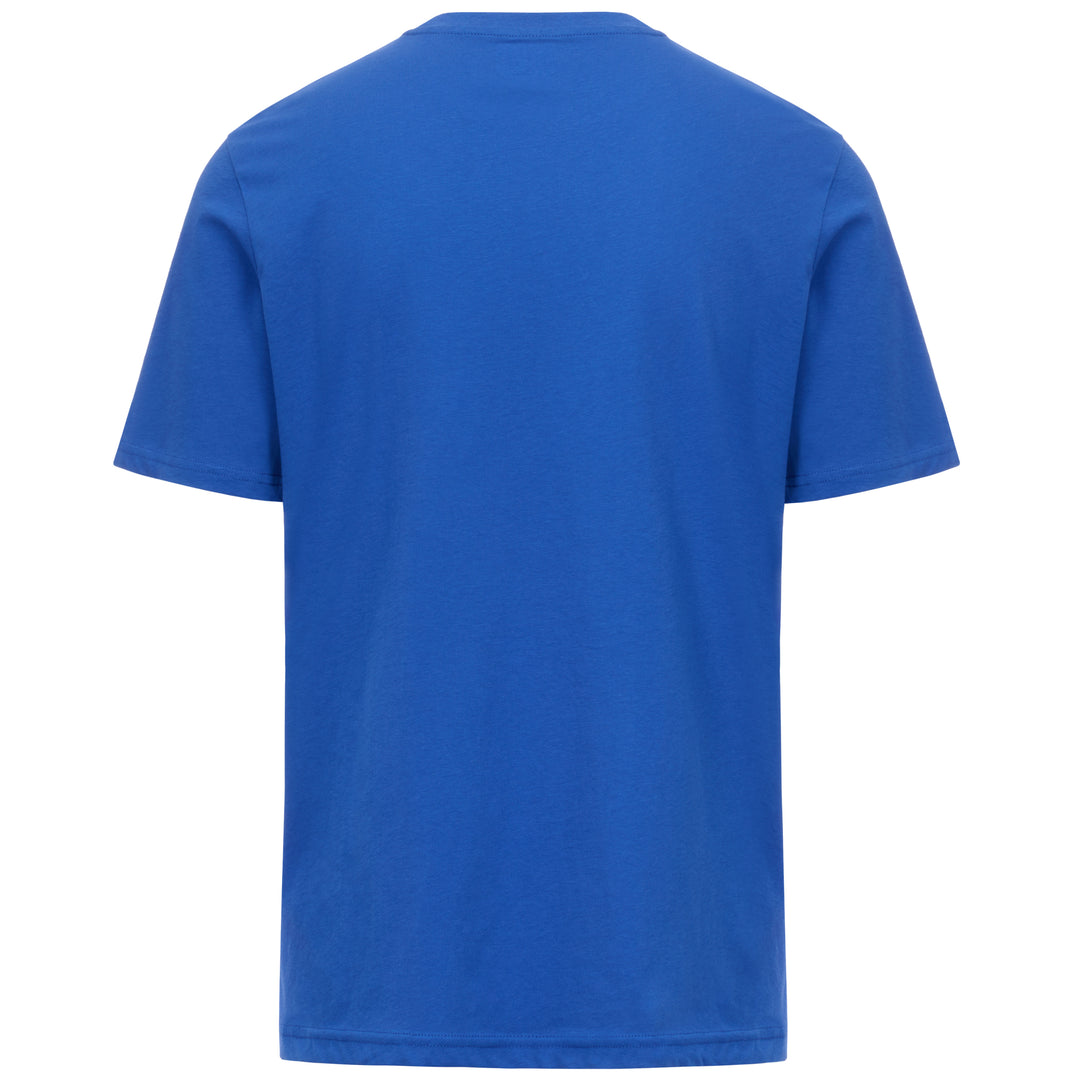 T-Shirt Feddu Bleu Homme main