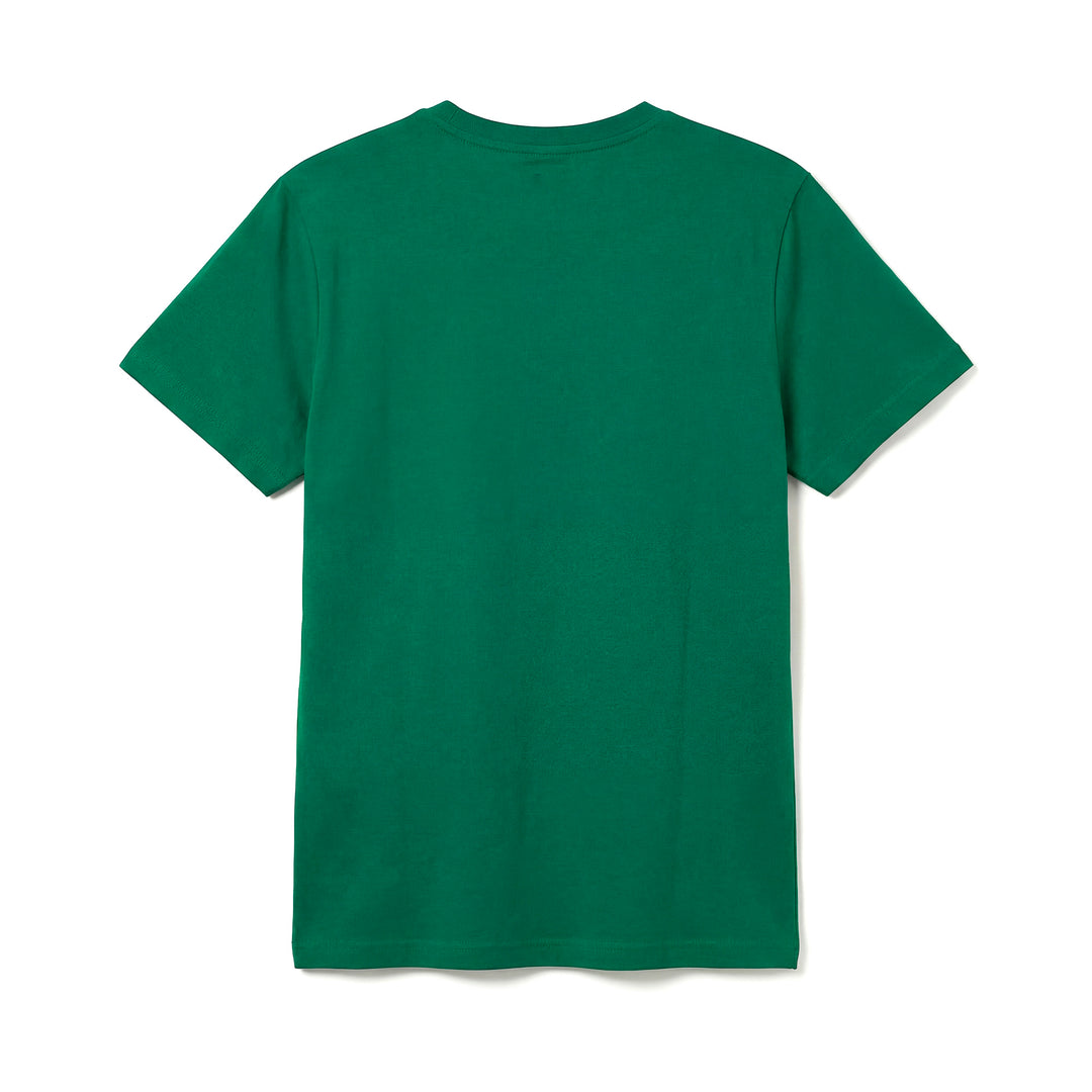 T-Shirt Feddu Vert Homme main