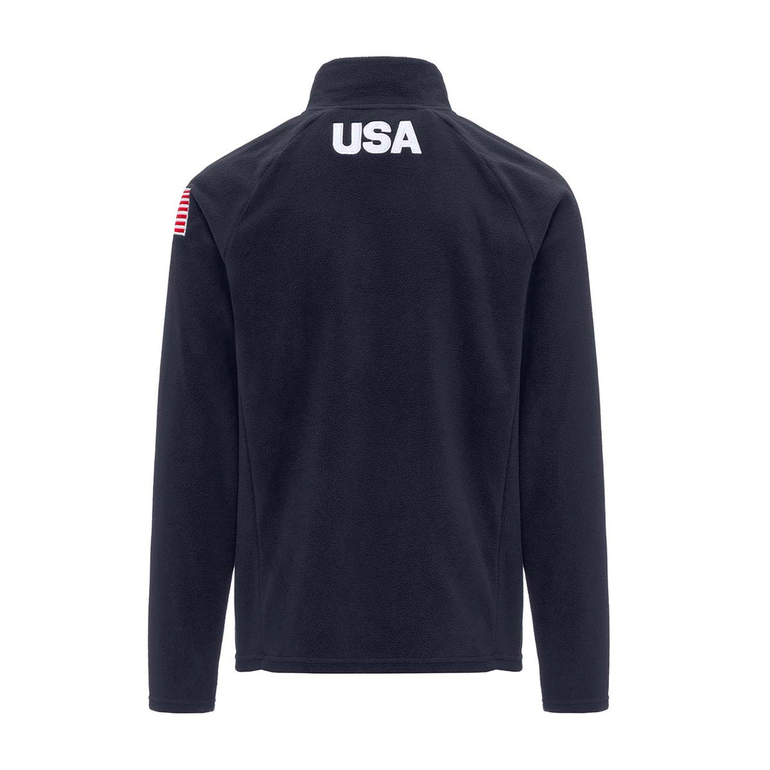 Sweatshirt 8Cento 818 US Ski Team Bleu Homme main