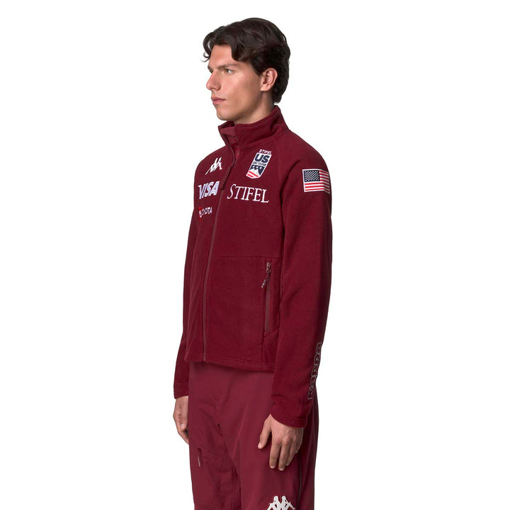 Veste 6Cento 687C US Ski Team Rouge Homme 3