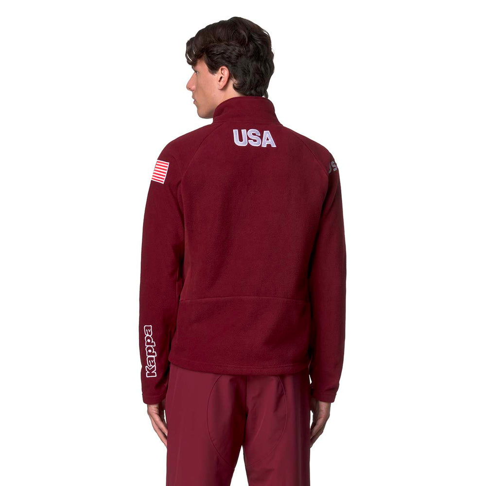 FW24 Kappa USA 6CENTO 687G US Pile Lourd Ski Homme Maillot FW24 Kappa USA 6CENTO 687G US Pile Lourd Ski Homme Maillot