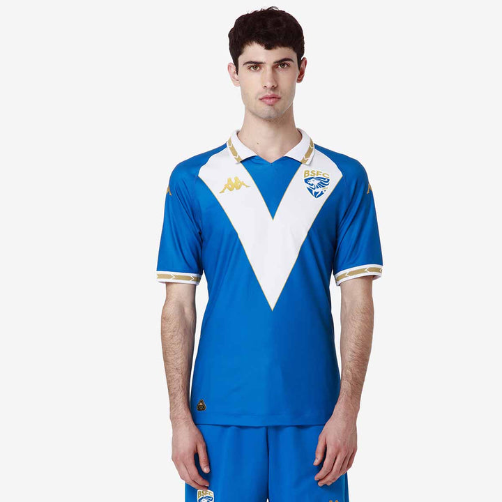 Maillot Kombat Pro Home Brescia 24/25 Bleu Homme