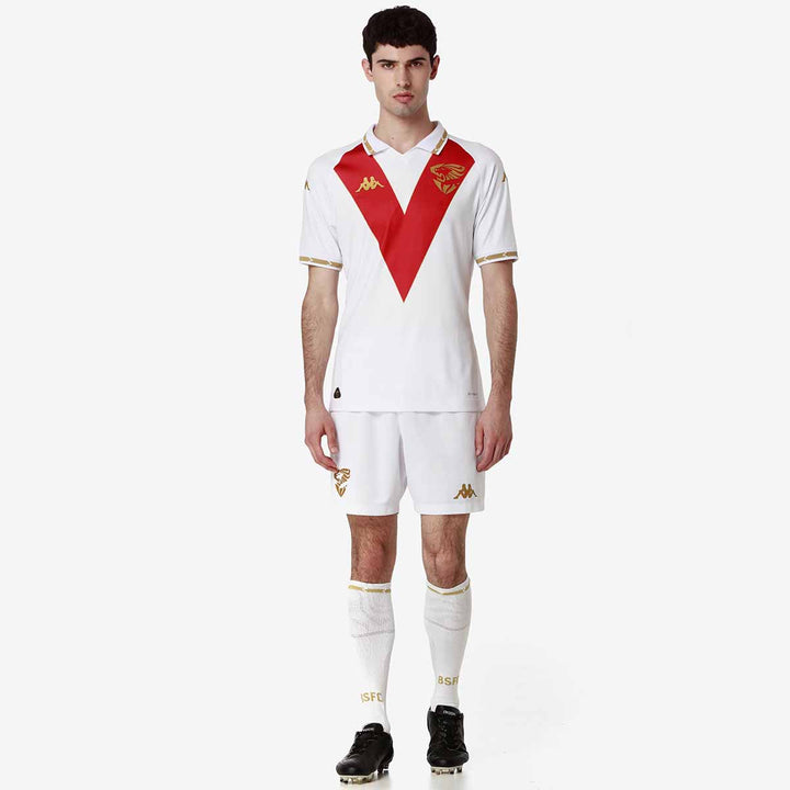 Maillot Kombat Pro Away Brescia 24/25 Blanc Homme