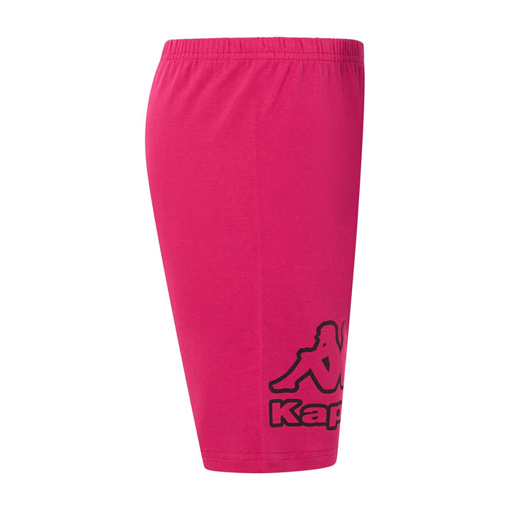 Short Logo Fuchsia Enfant