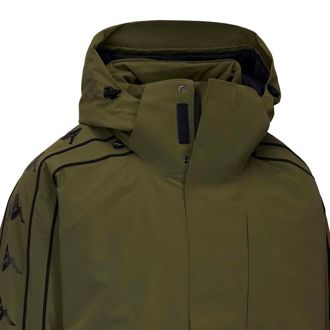 Manteau 6Cento 678H 222 Banda Vert Homme main