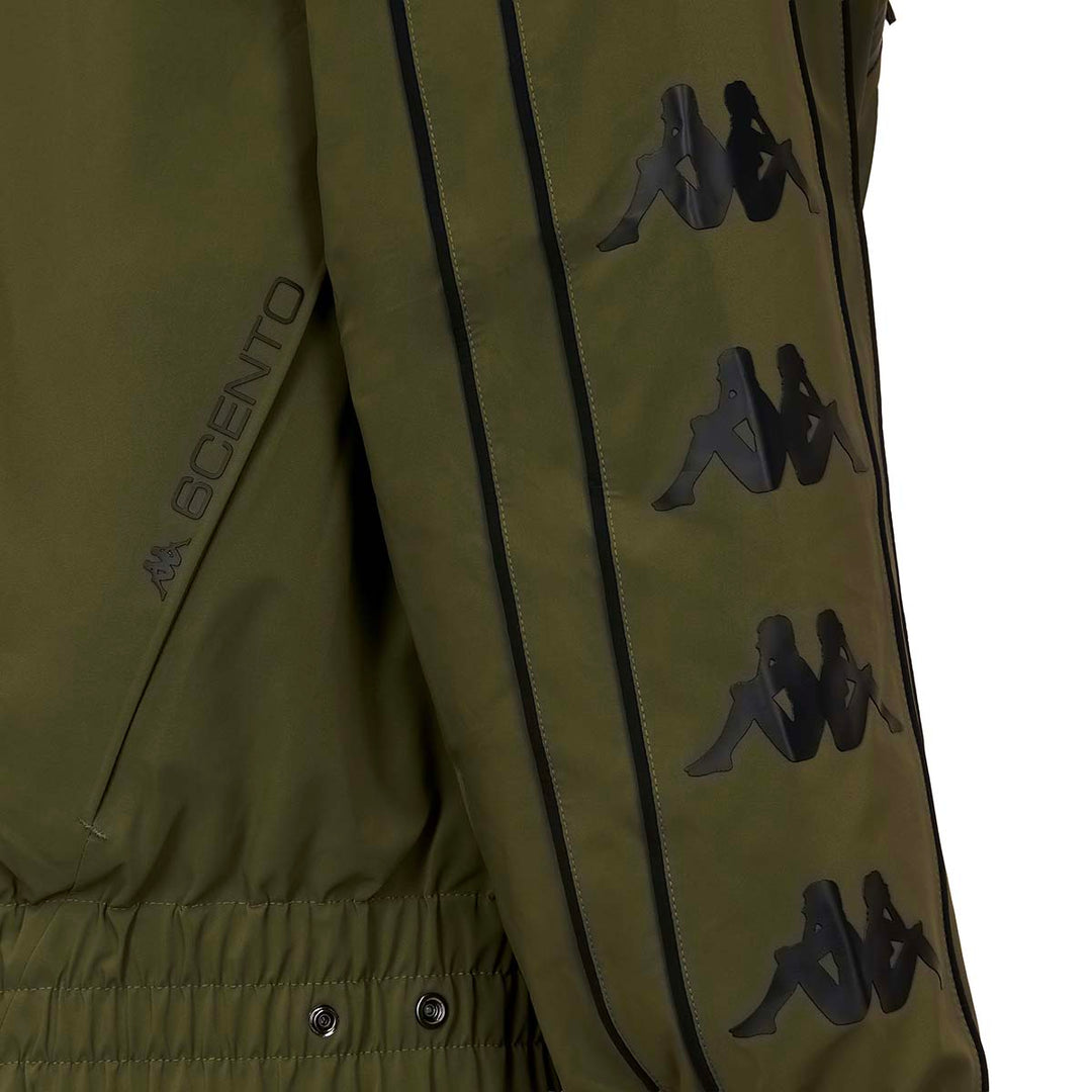 Manteau 6Cento 678H 222 Banda Vert Homme main