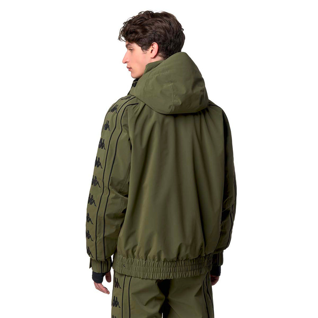 Manteau 6Cento 678H 222 Banda Vert Homme main