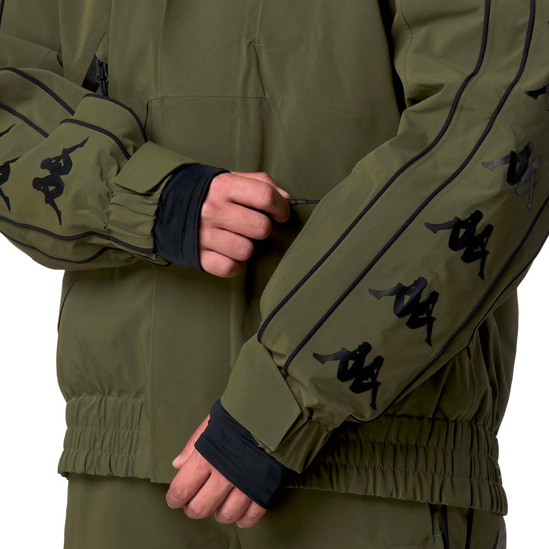 Manteau 6Cento 678H 222 Banda Vert Homme main