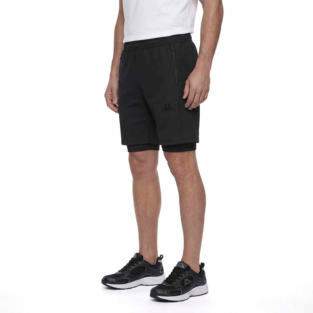 Short Inigo Pro Noir Homme main