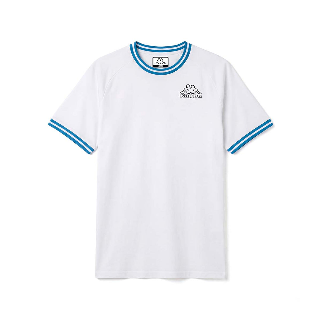 T-Shirt Iblaz Blanc Homme main
