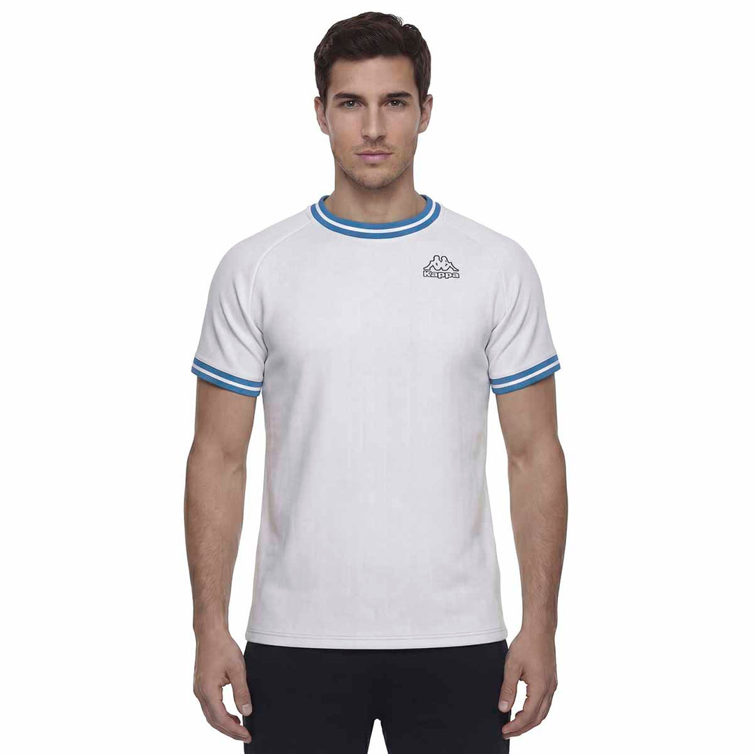 Kappa Tee-Shirt 222 Banda Coen Homme Bleu Kappa Tee-Shirt 222 Banda Coen Homme Bleu