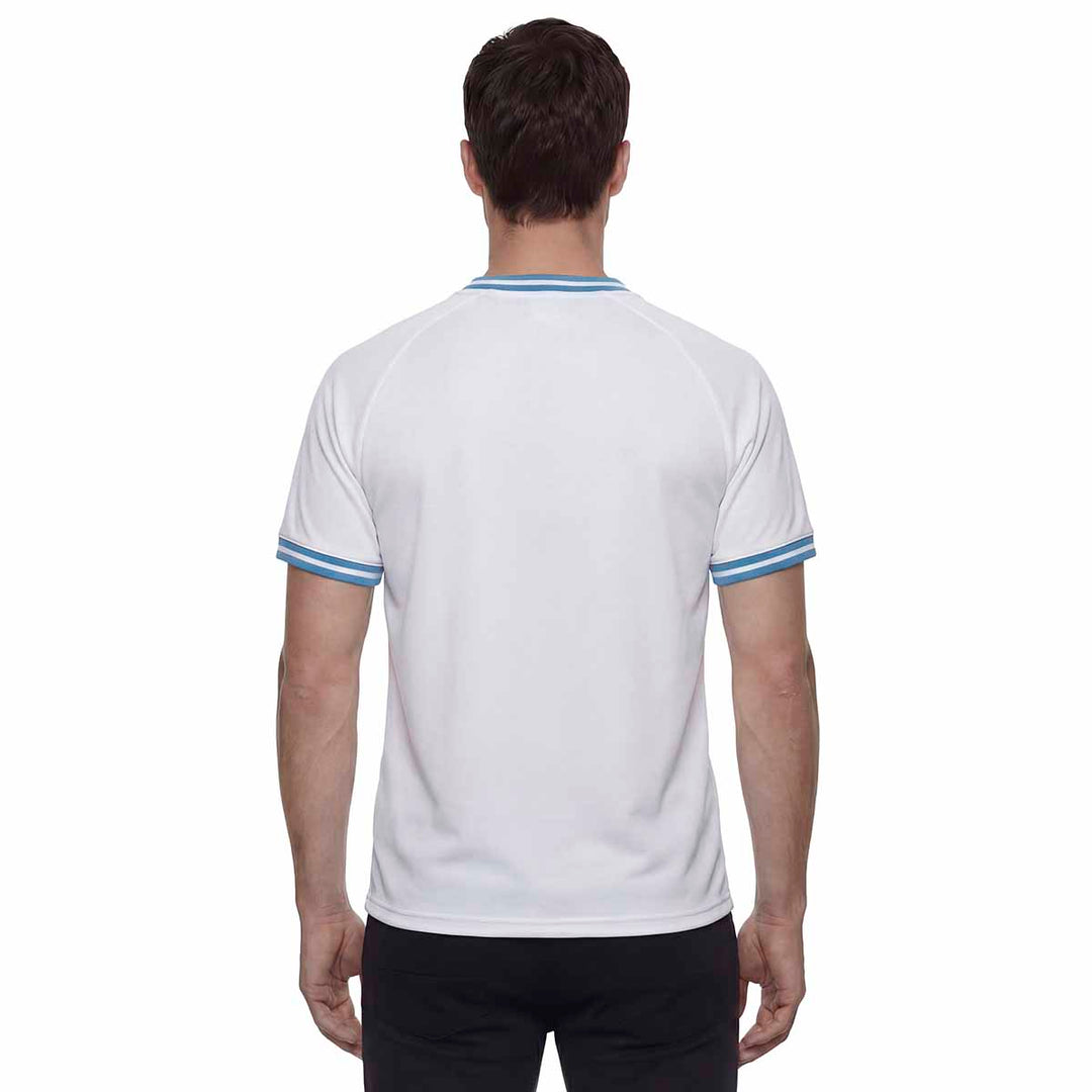 T-Shirt Iblaz Blanc Homme main