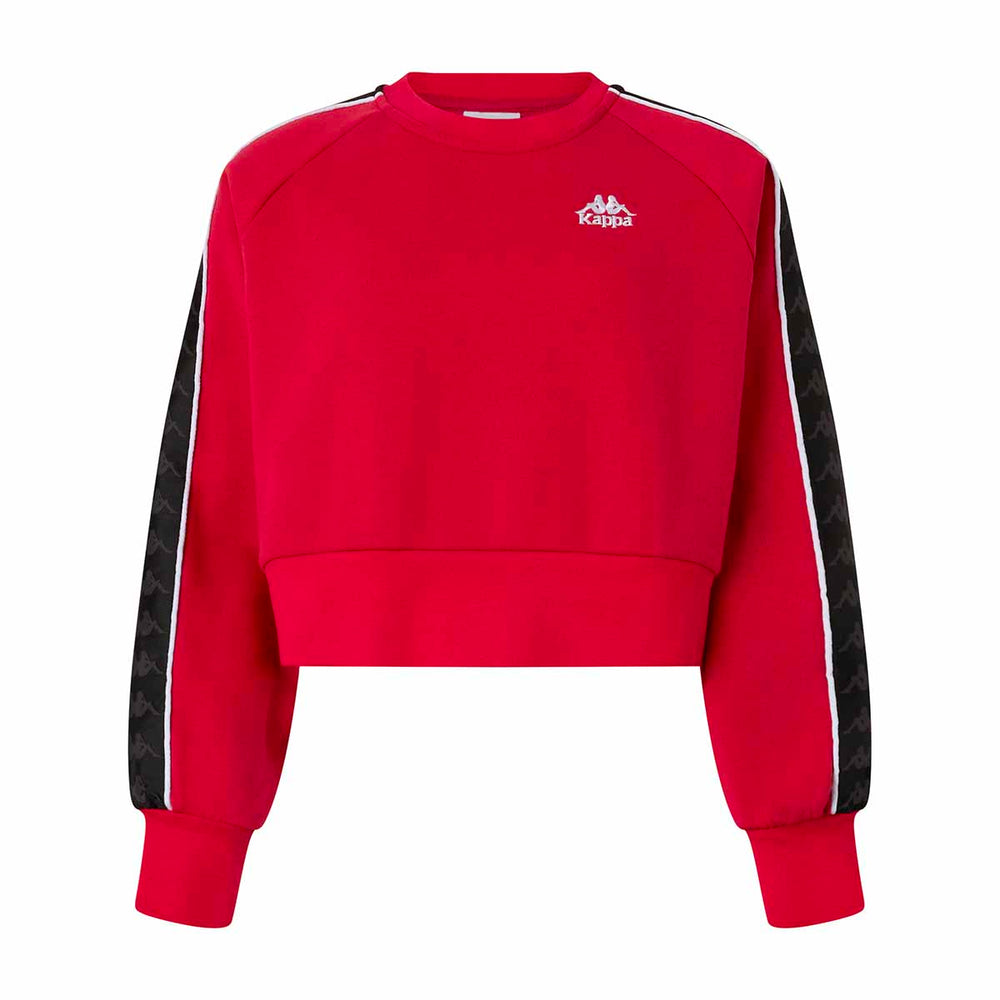 Sweatshirt 222 Banda Marbella 2 Rouge Femme 02