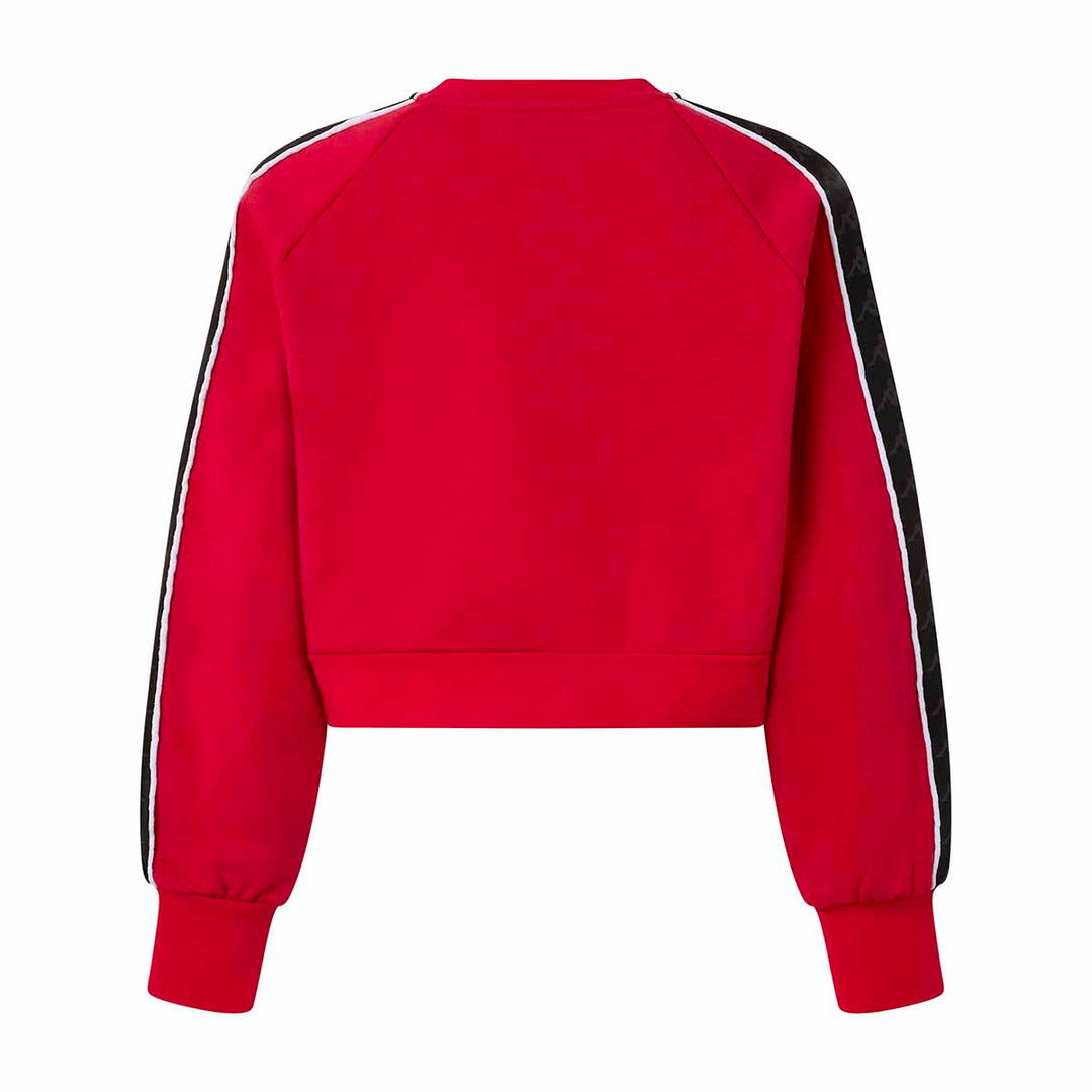 Sweatshirt 222 Banda Marbella 2 Rouge Femme main