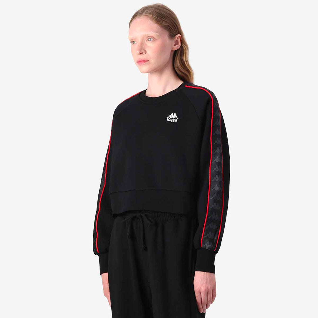 Sweatshirt 222 Banda Marbella 2 Noir Femme main