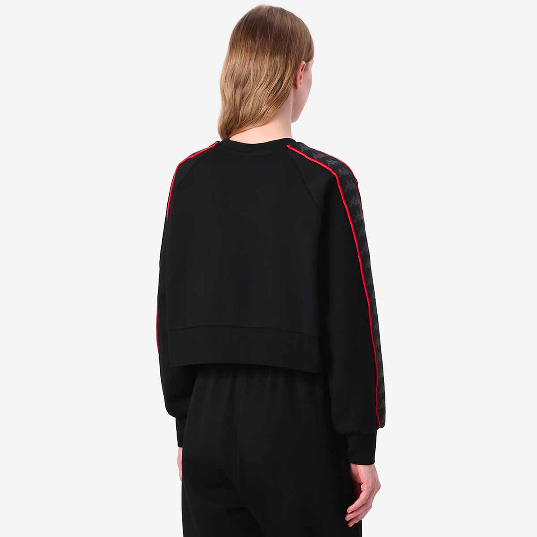Sweatshirt 222 Banda Marbella 2 Noir Femme main