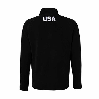 Sweatshirt 6Cento 687B US Ski Team Noir Unisexe