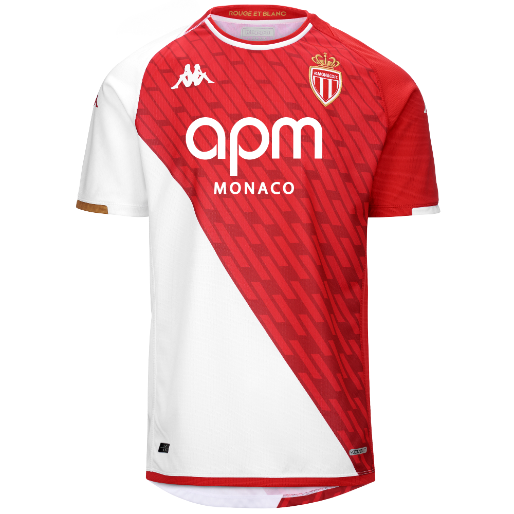 Maillot Kombat Home AS Monaco 23/24 Rouge Homme