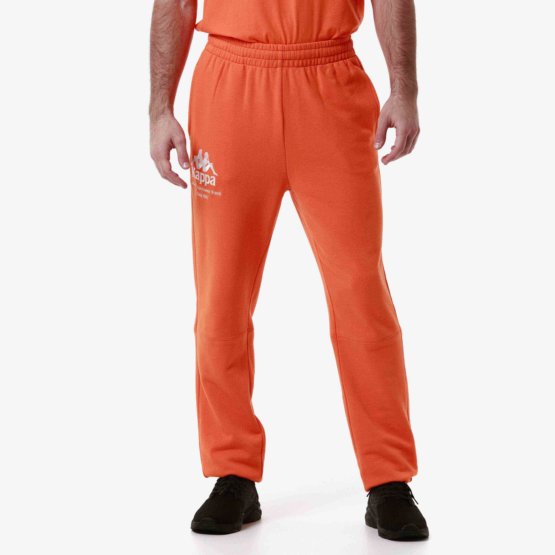 Orange kappa joggers on sale