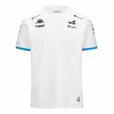 T-Shirt Adiry BWT Alpine F1 Team 2024 Blanc Enfant