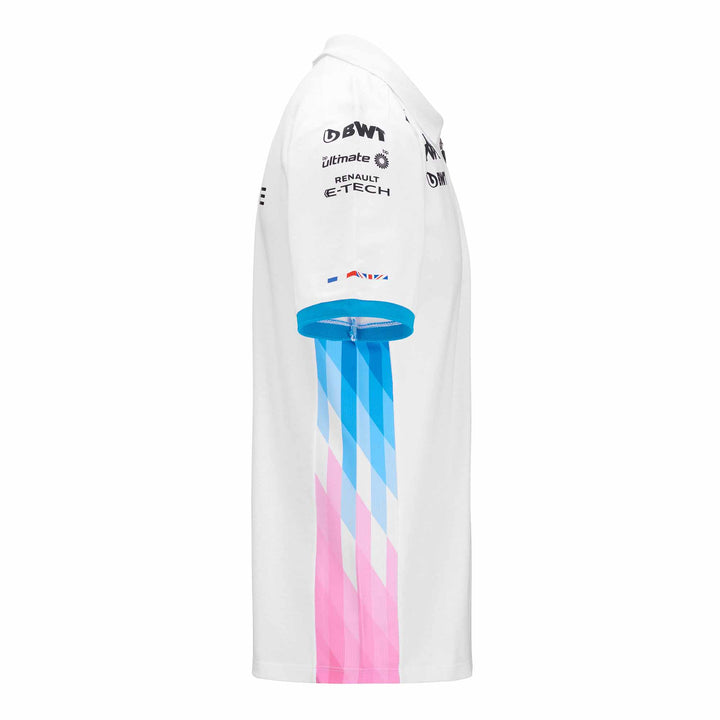 Polo Adrem BWT Alpine F1 Team 2024 Blanc Enfant
