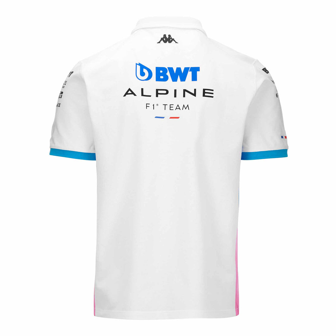 Polo Adrem BWT Alpine F1 Team 2024 Blanc Enfant