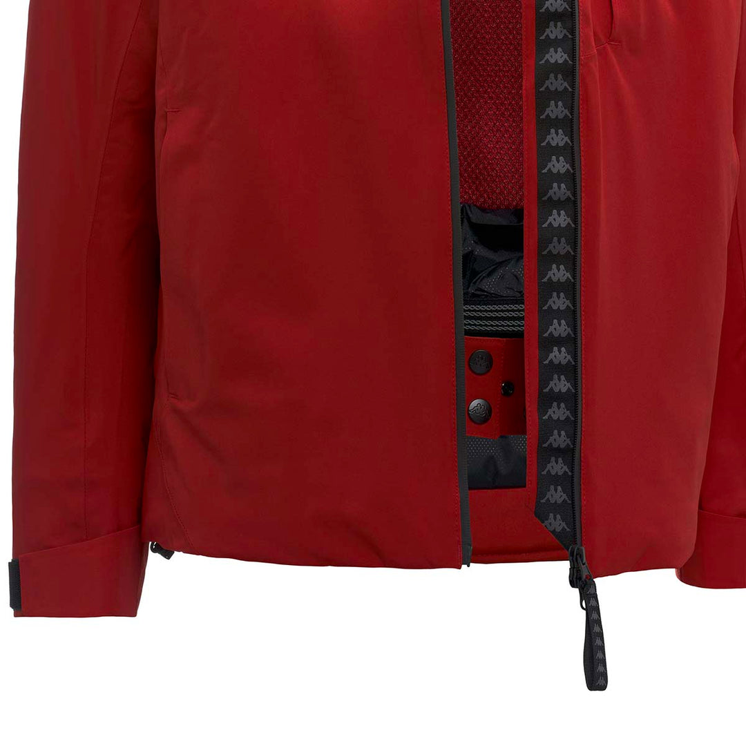 Manteau 8Cento 806 Rouge Homme main