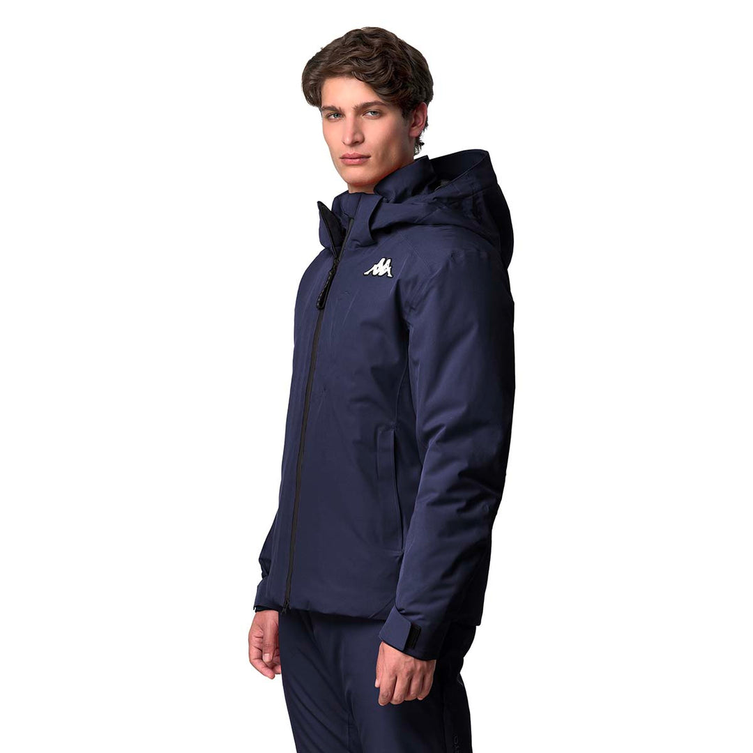 Manteau 8Cento 806 Bleu Homme main