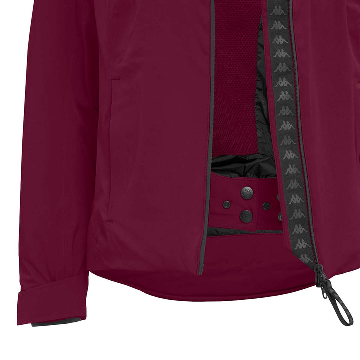 Manteau 8Cento 810 Rouge Femme 7