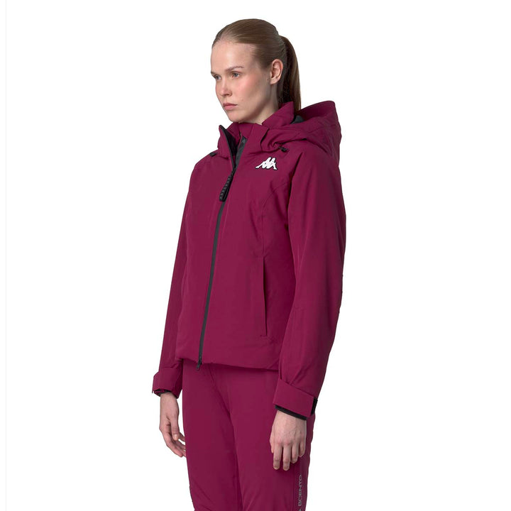 Manteau 8Cento 810 Rouge Femme 4