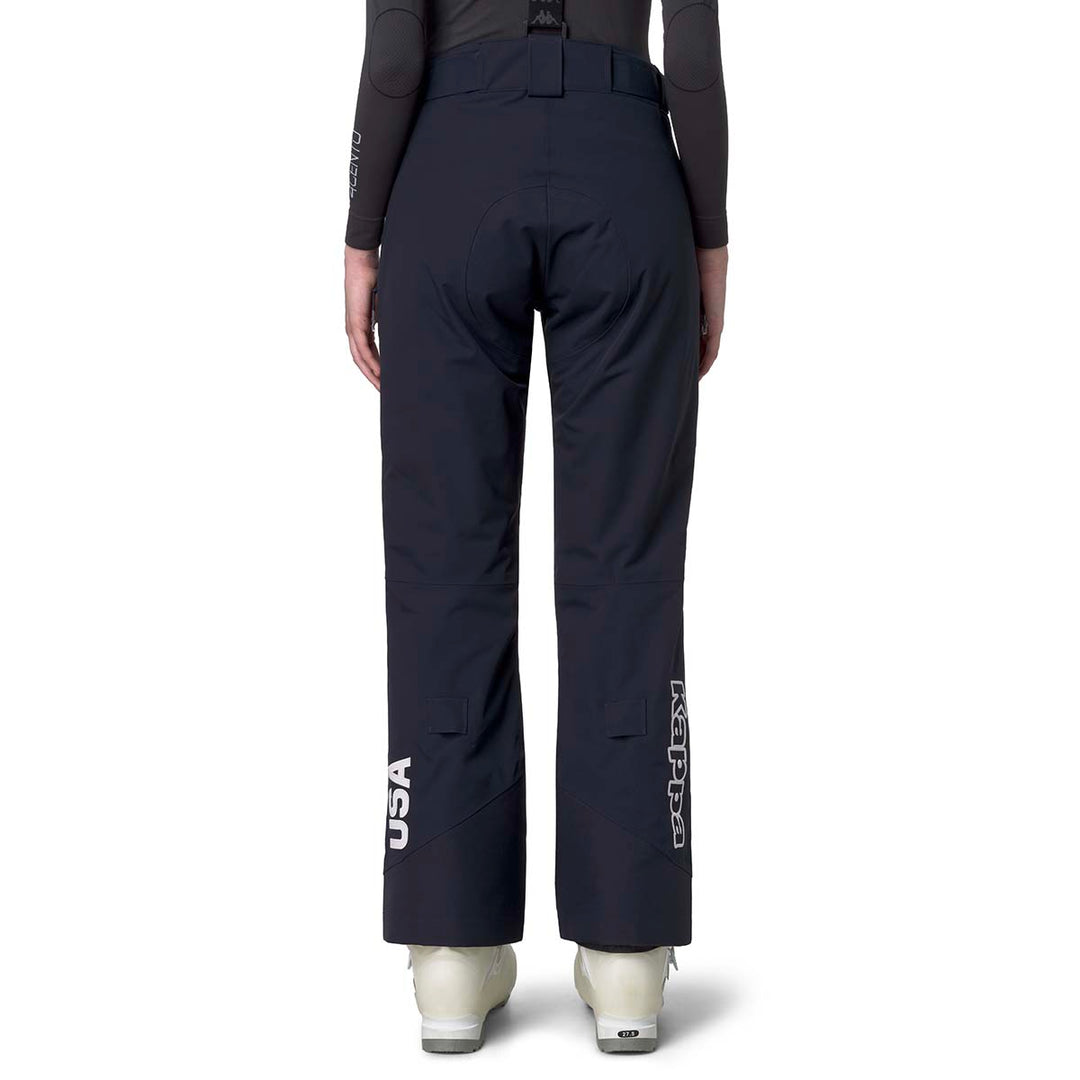 Pantalon 6Cento 665C US Ski Team Bleu Femme main