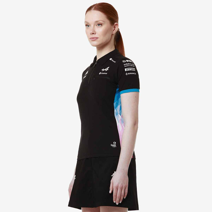 Polo Adraw BWT Alpine F1 Team 2024 Noir Femme