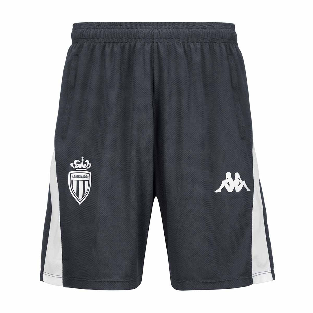 Short Ahorazip Pro 8 AS Monaco 24/25 Gris Homme