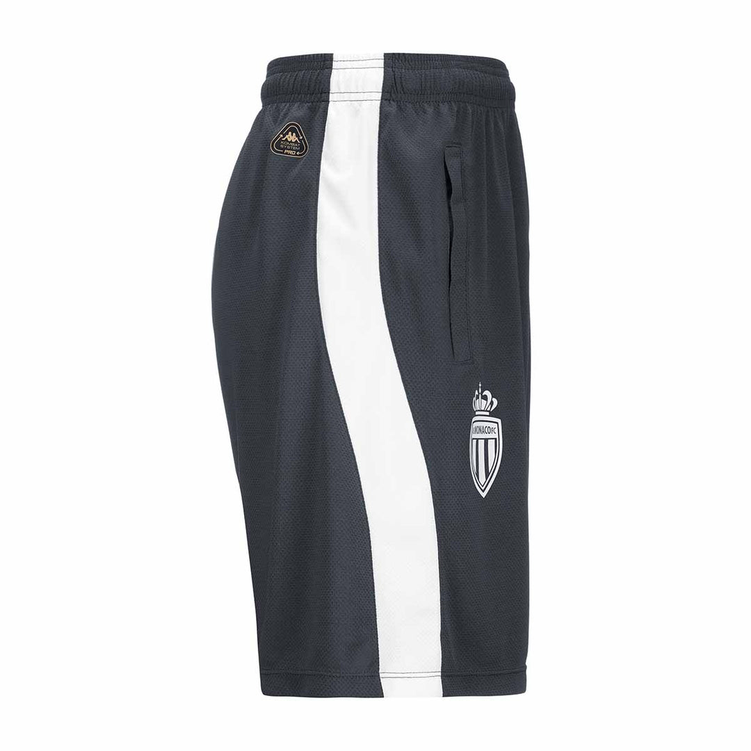 Short Ahorazip Pro 8 AS Monaco 24/25 Gris Homme