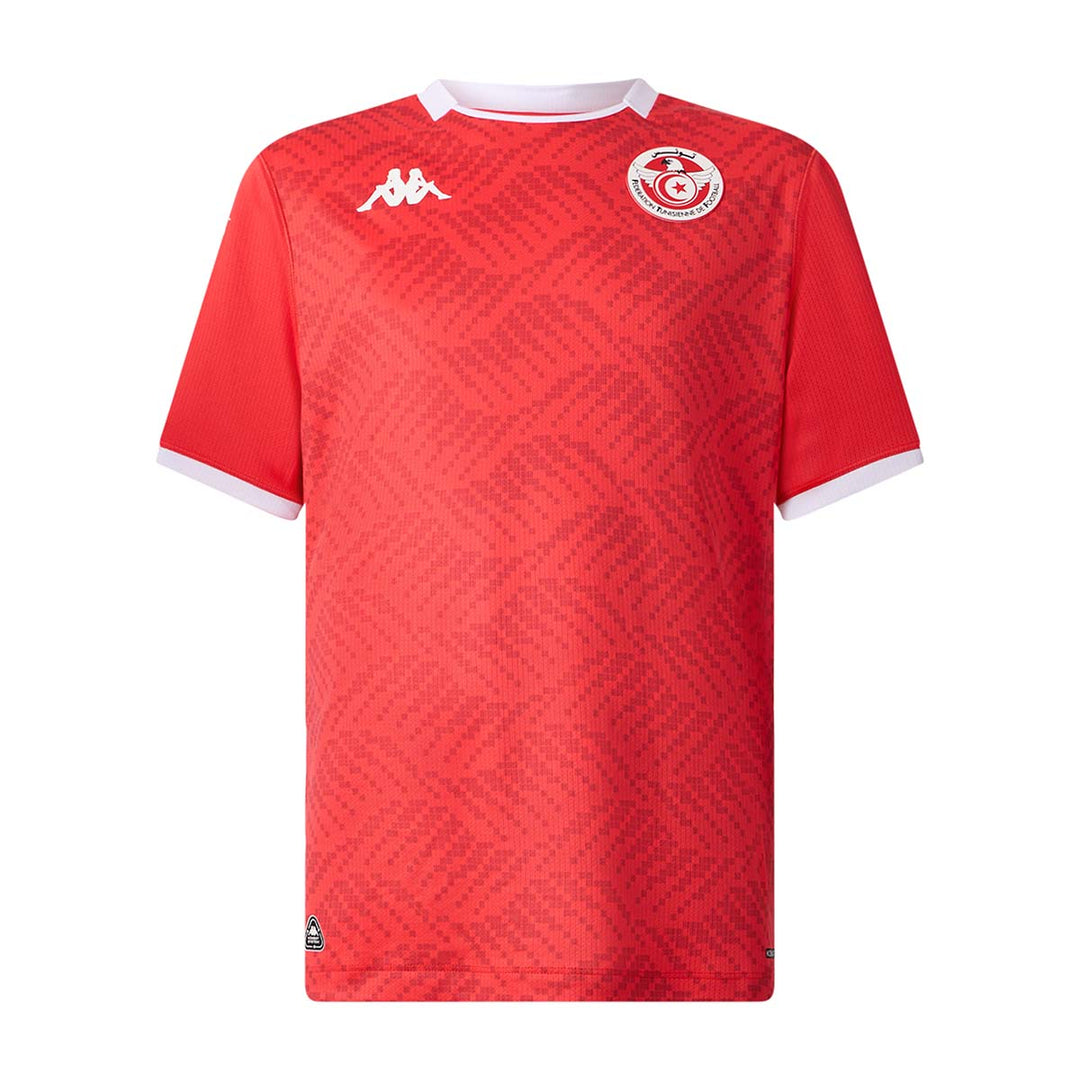 Maillot Kombat Home Tunisie 25/26 Rouge Homme 00