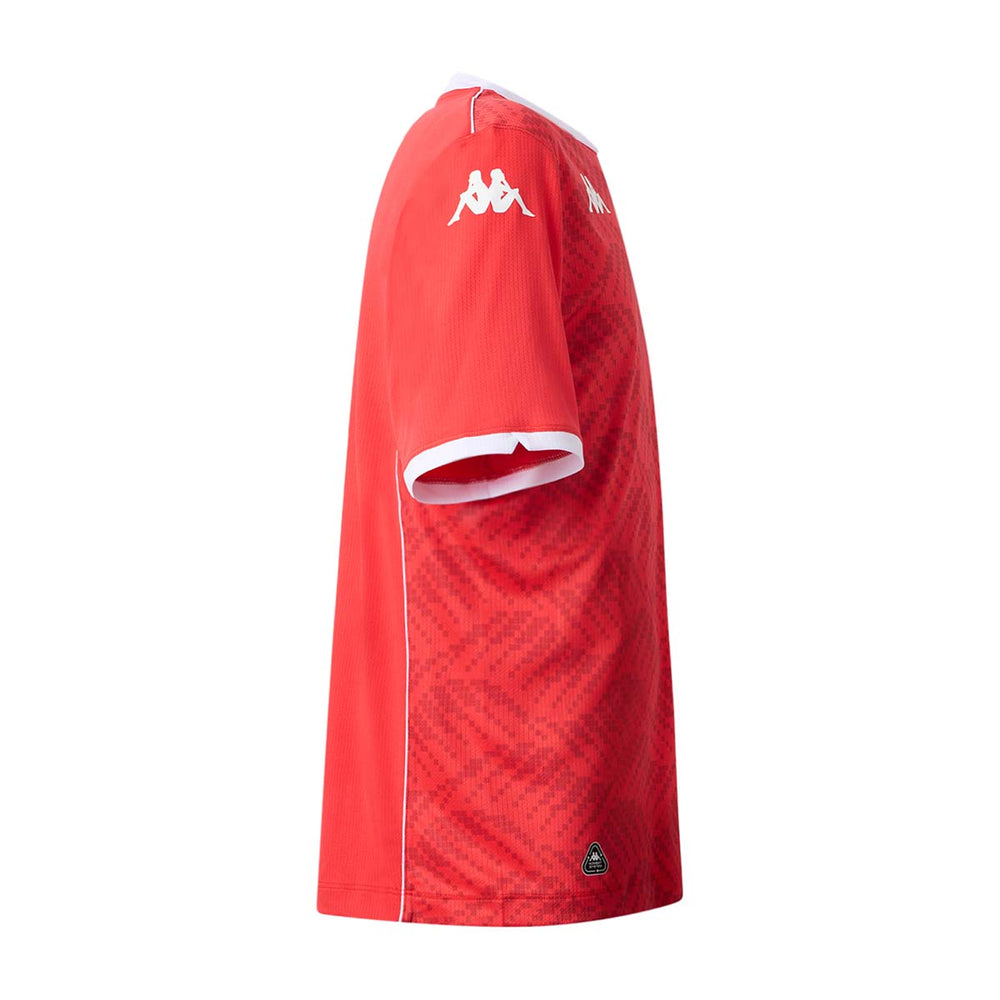 Maillot Kombat Home Tunisie 25/26 Rouge Homme 02